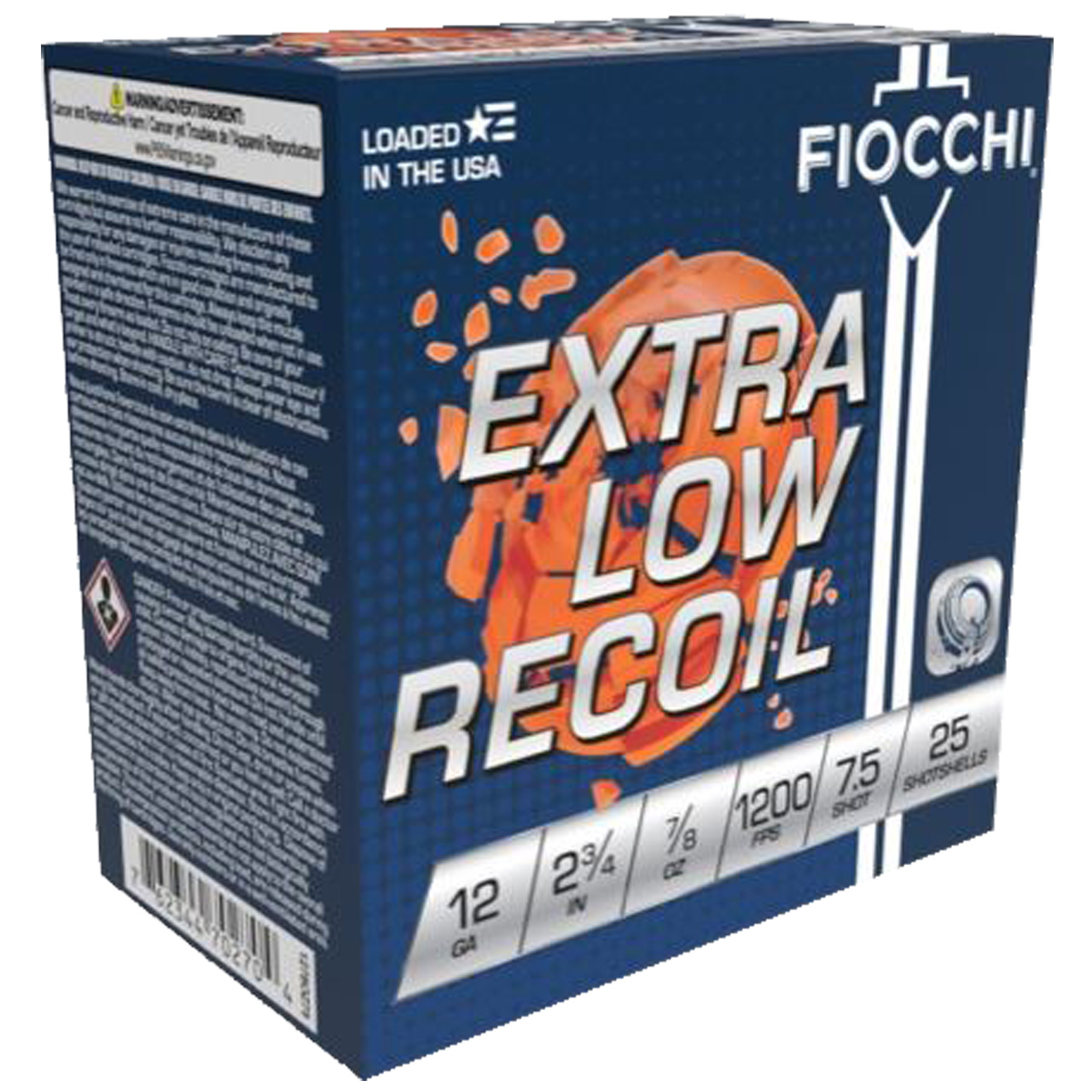 Fiocchi Extra Low Recoil Lead Case 7/8oz Ammo