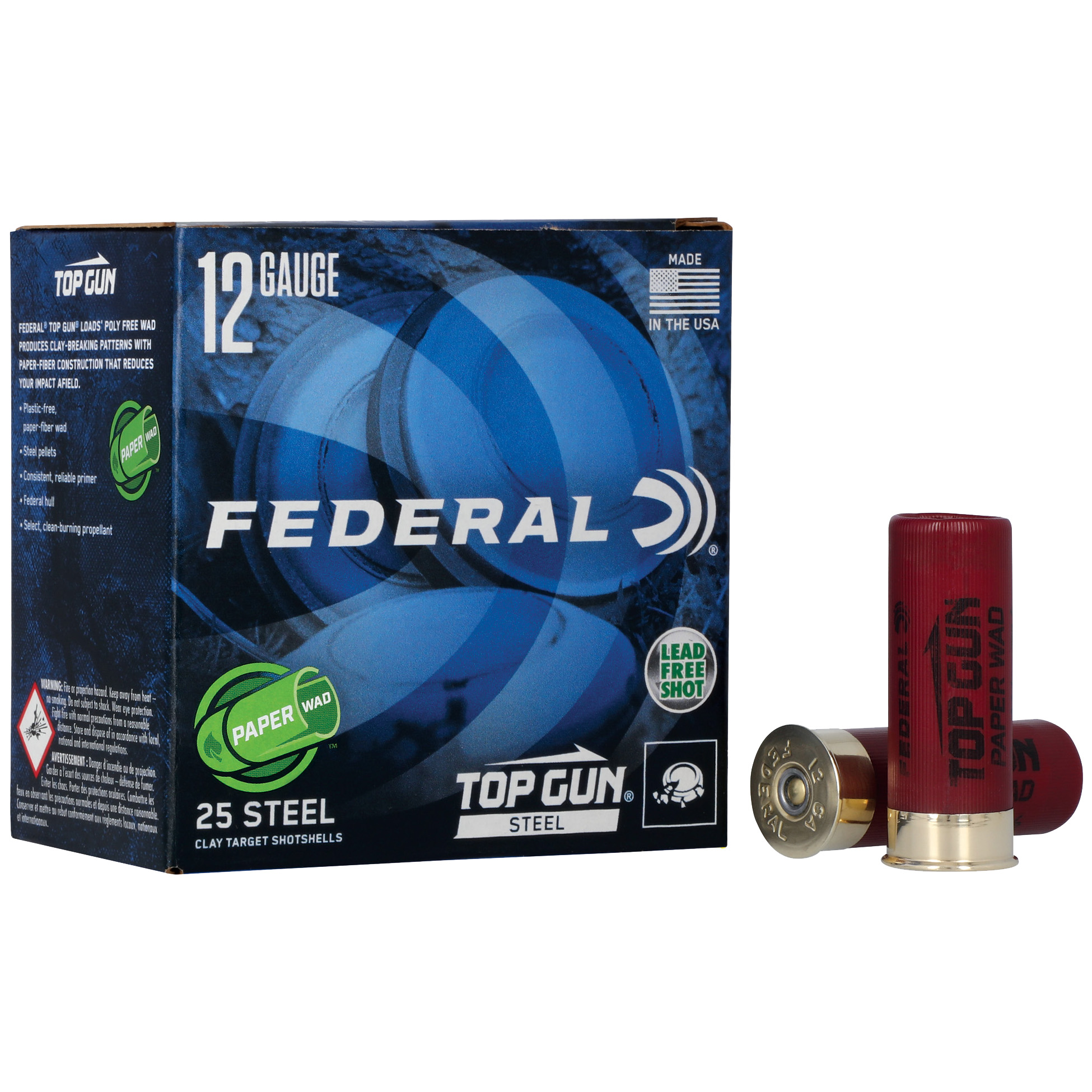 Federal Top Gun Steel Paper Wad Ammo