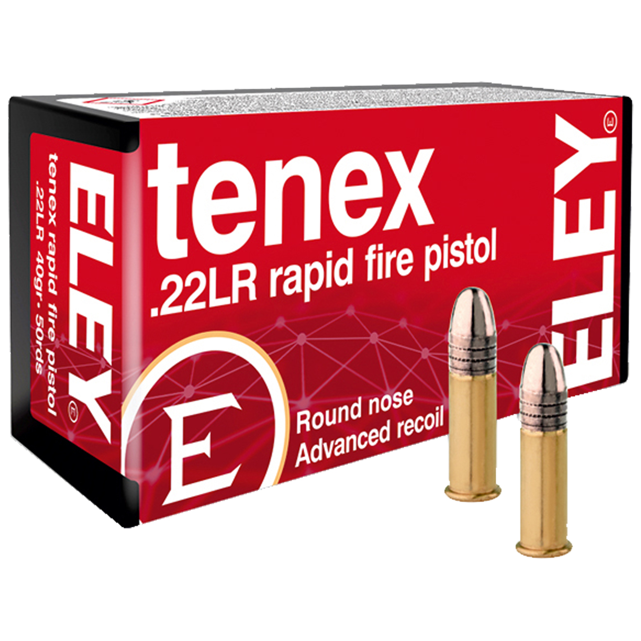 ELEY Tenex Rapid Fire Pistol Match RN Ammo