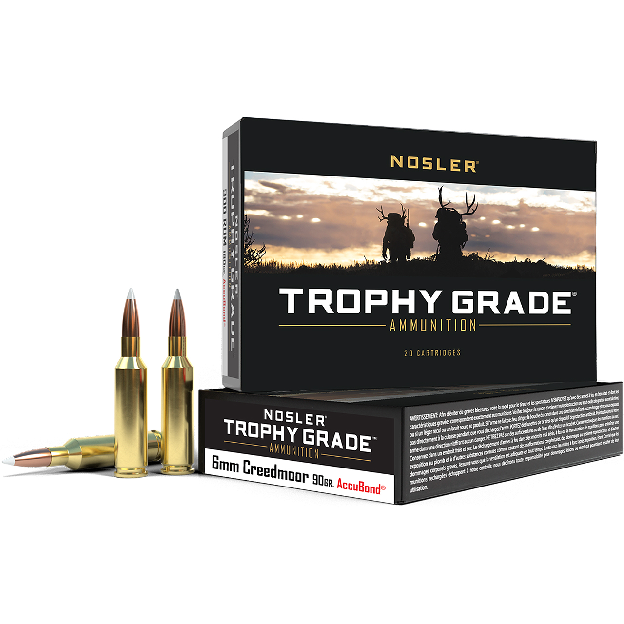 Nosler Trophy Grade Creedmoor AccuBond Ammo