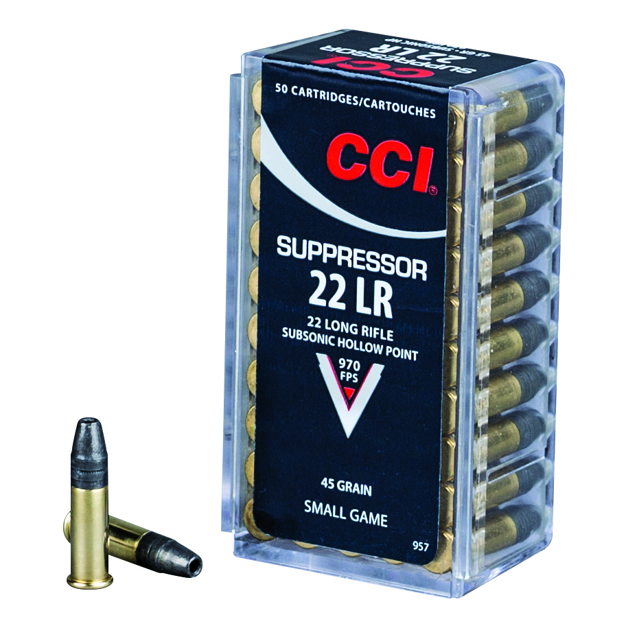 Bulk CCI Suppressor Lead HP Ammo