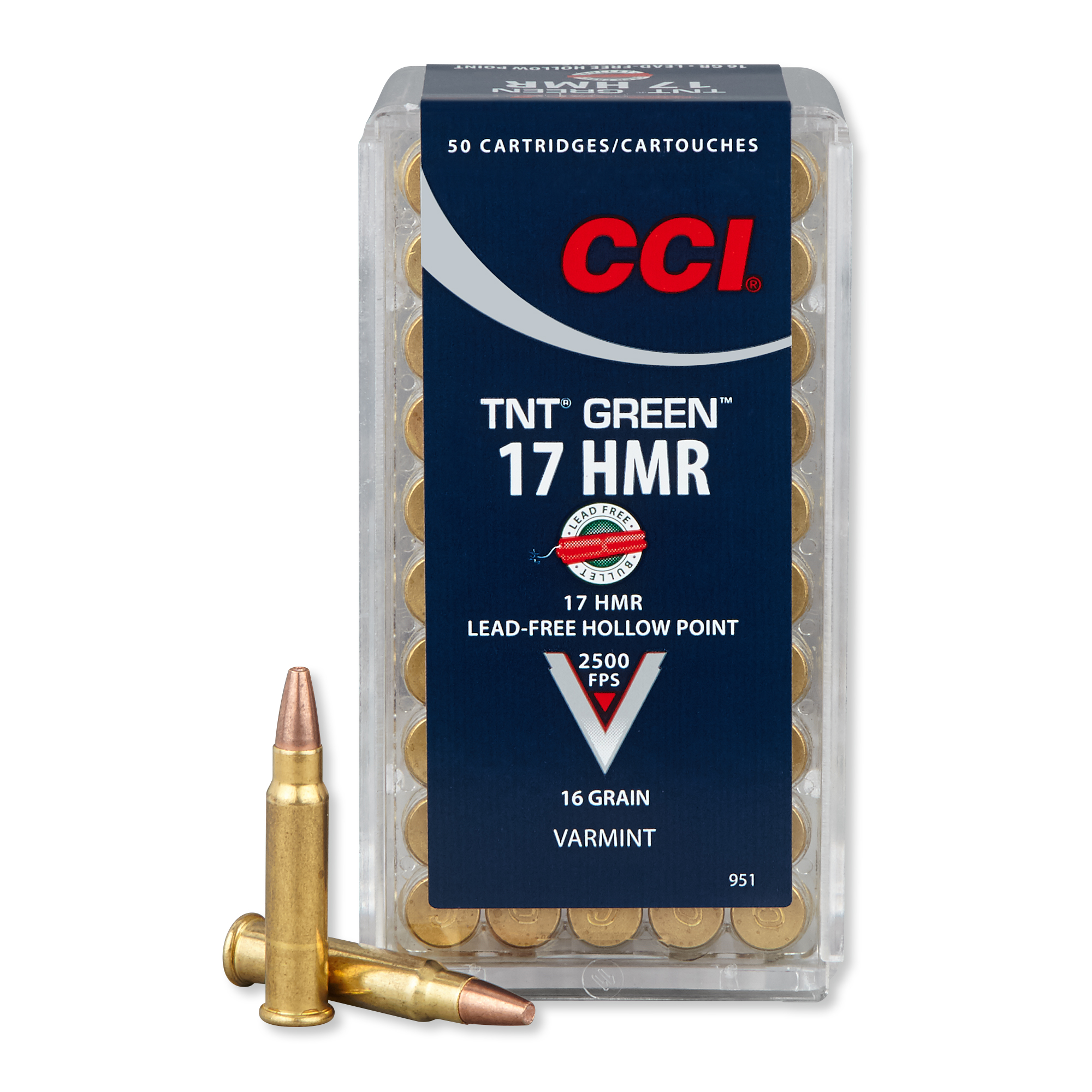 CCI Green HP Lead Free TNT Ammo