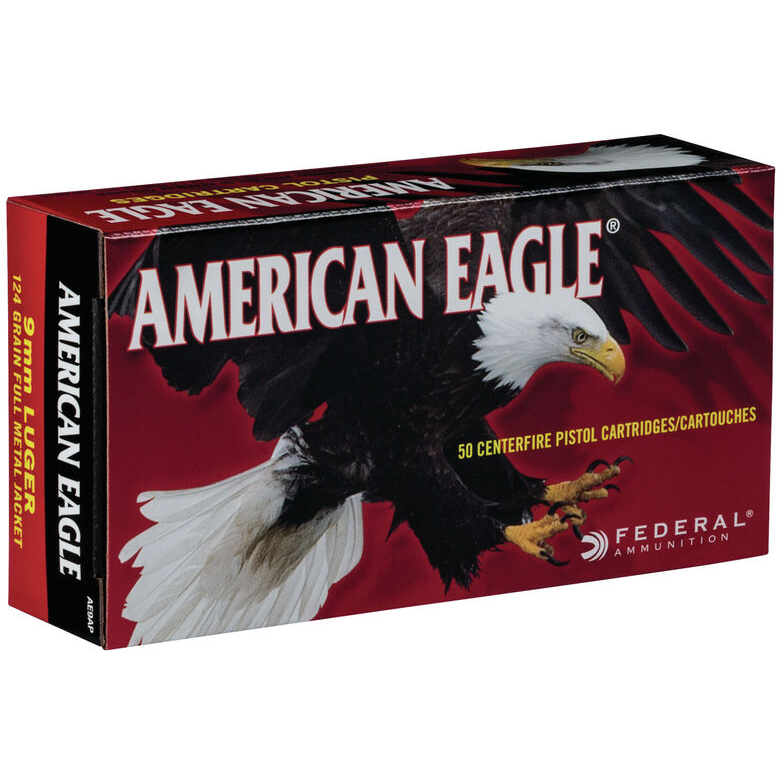 Federal American Eagle Luger FMJ Ammo