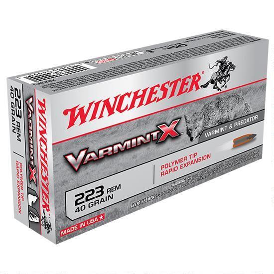 Winchester Varmint X Polymer Tip Ammo