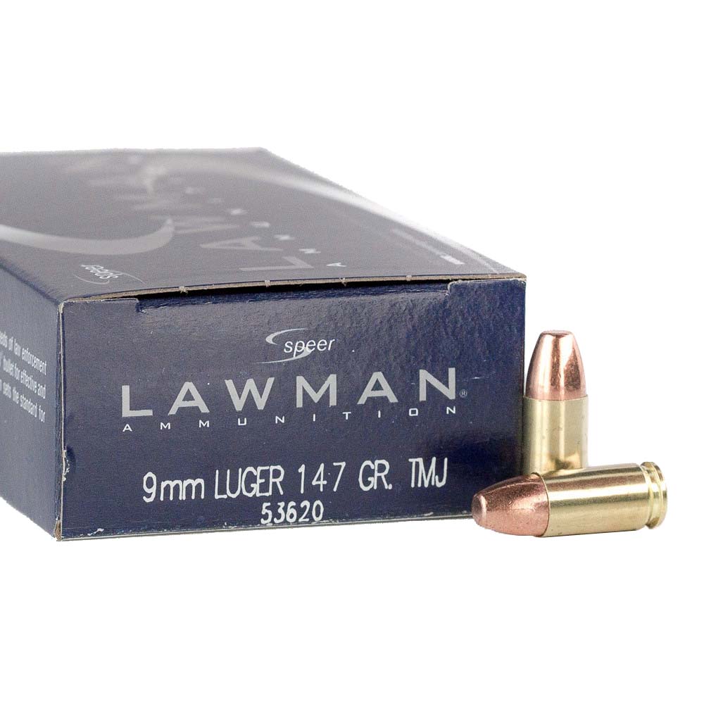 Bulk Speer Lawman Luger Subsonic TMJ Ammo