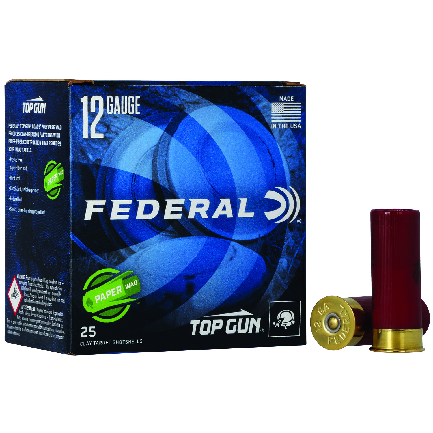 Federal Top Gun Target Paper Wad Steel Ammo