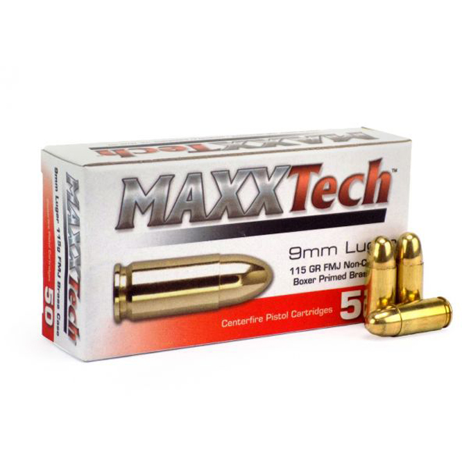 MAXXTech Luger FMJ Ammo