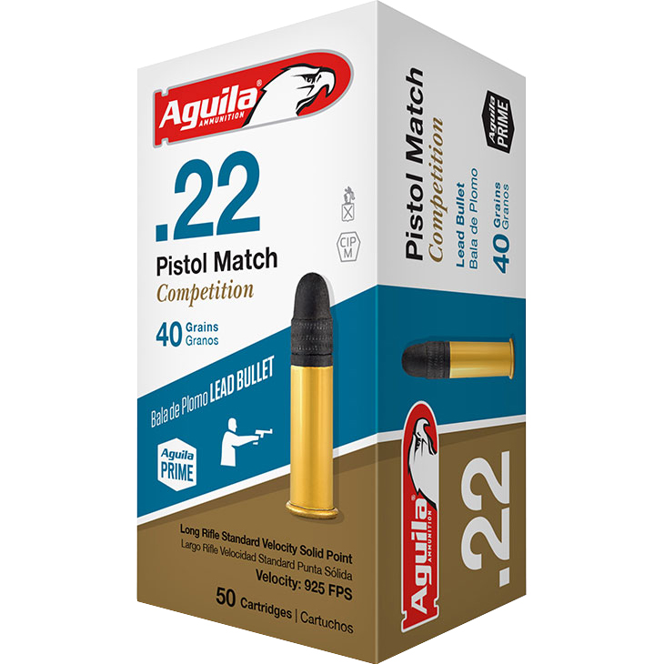 Aguila Pistol Match Competition LRN Ammo