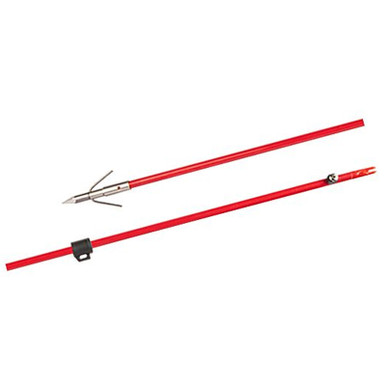 Cajun Bowfishing Single Fiberglass Arrow W/Piranha Point XT  [FC-754806302881] - Cheaper Than Dirt
