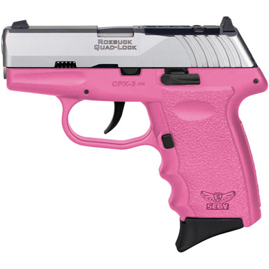 SCCY CPX-3 RDR .380 ACP Pistol Stainless/Pink [FC-810099571417] - Cheaper  Than Dirt