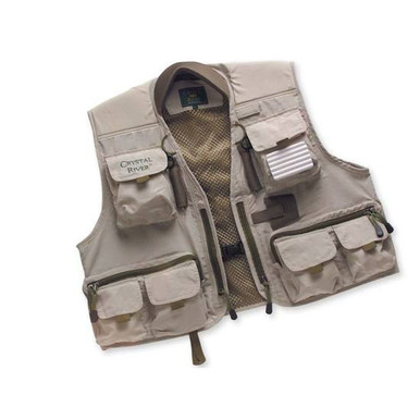 Crystal River Deluxe Fly Fishing Vest - Large [FC-00039364833245] - Cheaper  Than Dirt