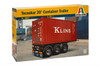 Italeri 3887 1/24 Tecnokar 20' Container Trailer Plastic Model Kit