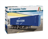Italeri 3951 1/24 40' Container Trailer Plastic Model Kit Box