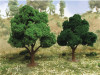 JTT Scenery 92132 O Super Scenic Trees 4"-5" Green Large Deciduous, 4/pack