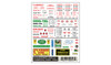 Woodland Scenics DT557 Data, Warning Labels and Commercial Signs