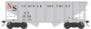 Bowser 43082 HO 55 Ton Fishbelly Hopper Car - Norfolk Southern #8502