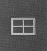 Rix Products 541-2103 HO Pikestuff Four Pane Window