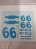 Plastic Performance Products 66 Larry Manning 1965 Chevrolet Decals