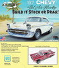 Atlantis H1371 1/25 1957 Chevy Bel Air Stock or Drag Model Kit