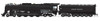 Broadway Limited 7361 HO Union Pacific 4-8-4, Class FEF-2, #833, Black & Graphite, Paragon4 Sound/DC/DCC, Smoke