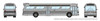 Rapido 573099 N 1/160 New Look Bus - Generic Silver