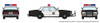 Rapido 800010 HO Chevrolet Impala Sedan Police (Black)