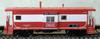 Bluford Shops 44201 N International Car Bay Window Caboose - Burlington Northern patched Frisco #BN 11709