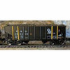 Bluford Shops 65227 N 8-Panel 2-Bay Hopper - Chesapeake & Ohio yellow ribs - #C&O 325302