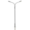 Atlas 70 000 152 N Double Arm Streetlight - Gray  Cool White LED(3-Pack)