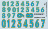 Gofer Racing Decals 11013 1/25 Stock Car Numbers