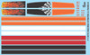 Gofer Racing Decals 11070 1/24 Racing Stripes & Panels Decals