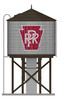 Broadway Limited 7922 Ho Operating Water Tower w/ Sound - PRR Weathered