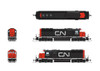 Broadway Limited 7634 HO EMD SD40 Paragon4 Sound/DC/DCC - Canadian National ##5145 Detail