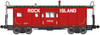 Bluford Shops 43050 N ICC Bay Window Caboose - Rock Island #17072 Phase 3