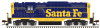 Atlas 40 005 344 N GP-7 Phase 1 Torpedo Tube Locomotive - Santa Fe #2650 Silver