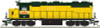 Atlas 10 004 065 Ho GP38 Locomotive - Union Pacific (ex-CNW patched) #404 w/ditch lights Silver Series