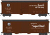 Bowser 43145 Ho 40' Boxcar - AT&SF Super Chief slogan #140777