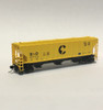 Trainworx 24430-05 N Pullman-Standard PS 4427 Covered Hopper - Chessie B&O # 602922