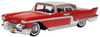 Oxford Diecast 87CE57002 Ho 1957 Cadillac Eldorado Brougham Dakota Red