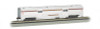 Bachmann 14652 N 85' Streamline Fluted 2-Door Baggage Car PRR