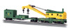 Bachmann 16110 HO 250-Ton Steam Crane & Boom Tender Reading