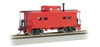 Bachmann 16806 HO NE Steel Caboose - Painted, Unlettered, Red