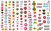 Gofer Racing Decals 11006 1/24 Sponser Sheet Decals