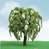 JTT Scenery 92202 N Pro-Elite Trees, Willow 1.75”- 2” 3/pk