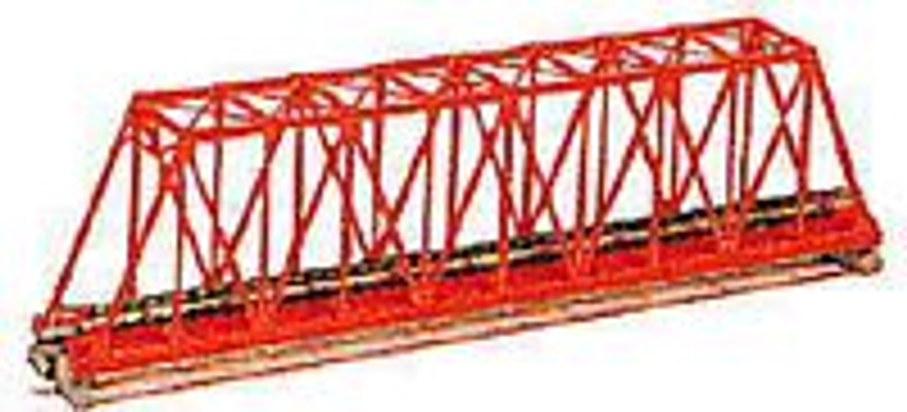 Kato 20-430 N 248mm (9 3/4") Single Track Truss Bridge, Red