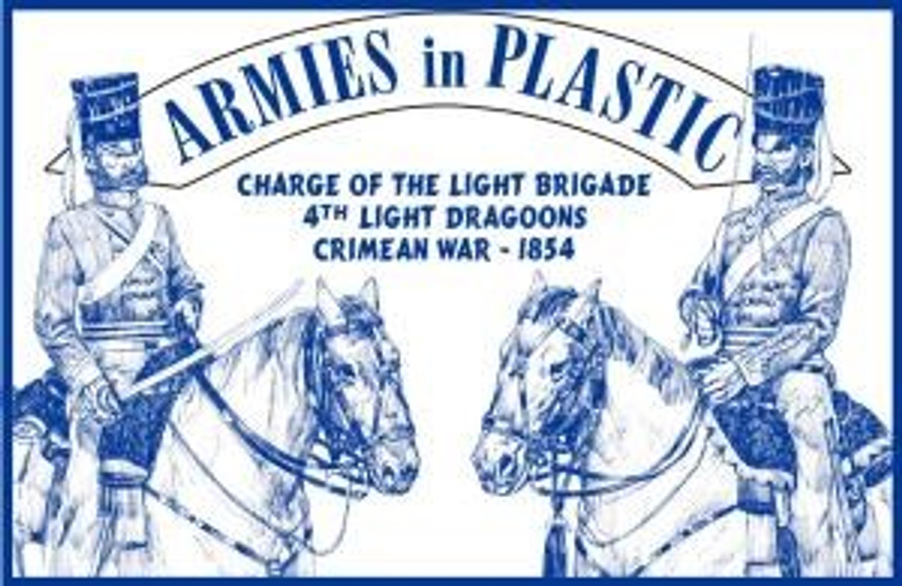 Armies In Plastic 5515 1/32 Crimean War - Charge of the Light Brigade - 4th Light Dragoons - 1854 Toy Soldiers