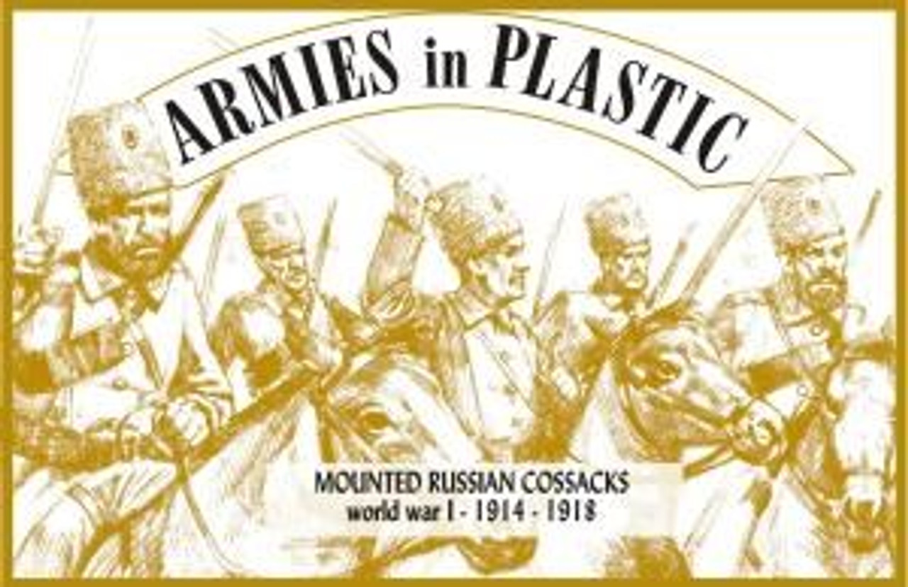 Armies In Plastic 5532 1/32 WWI - Mounted Russian Cossacks - 1914-1918 Toy Soldiers