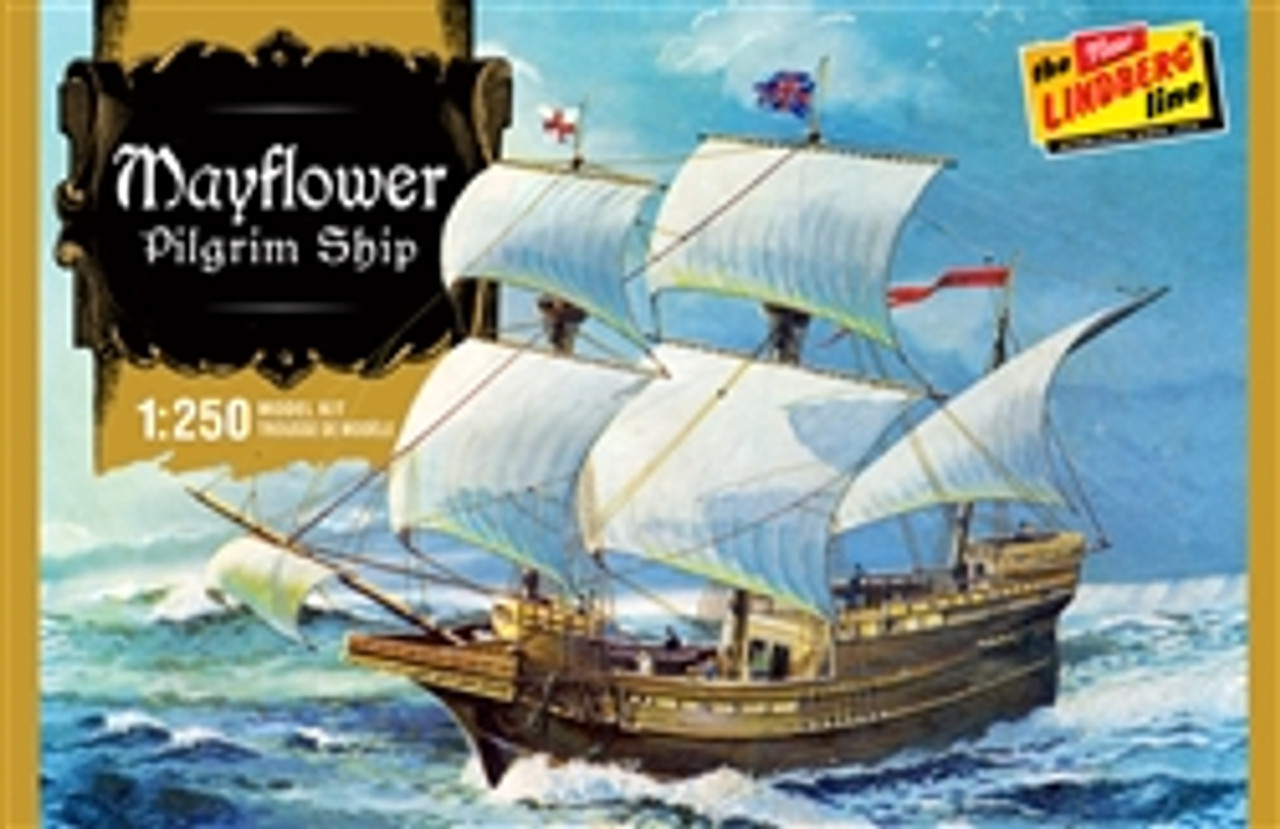 Lindberg HL215 1/125 Mayflower Plastic Model Kit