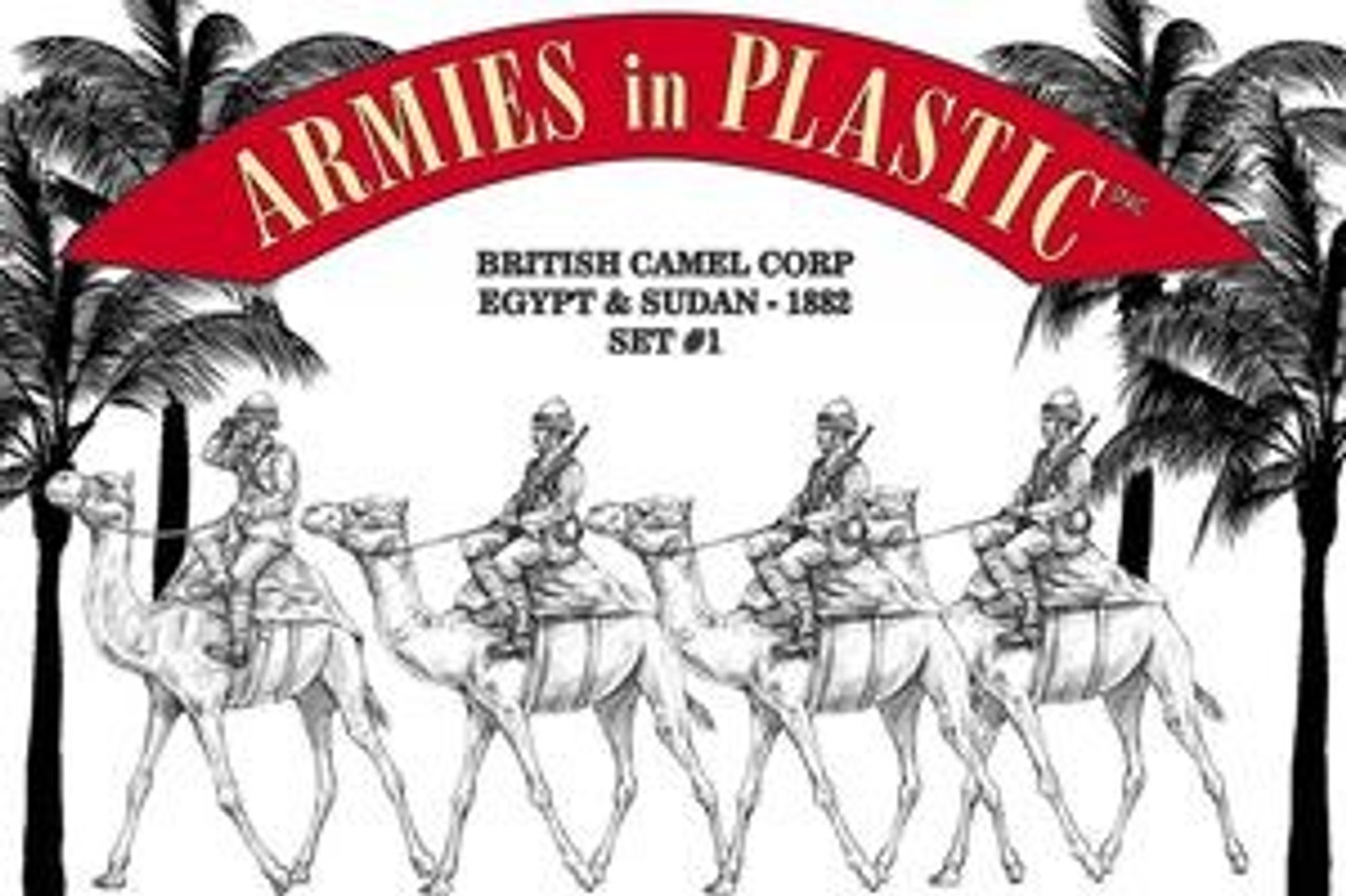 Armies In Plastic 5596 1/32 Gordon Relief Expedition - Egypt & Sudan - British Camel Corps - 1882 Toy Soldiers