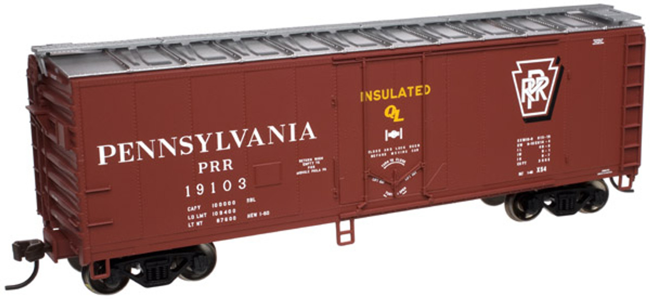 Atlas 50 001 814 N 40' Plug Door Box Car Pennsylvania #19174